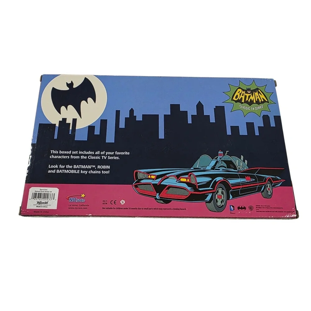 NIB Batman Bendable Figures The Penguin‎ Robin Batman Catwoman Joker Classic TV